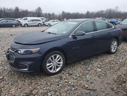 Vehiculos salvage en venta de Copart Candia, NH: 2018 Chevrolet Malibu LT