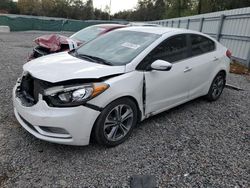 Salvage cars for sale from Copart Riverview, FL: 2016 KIA Forte EX