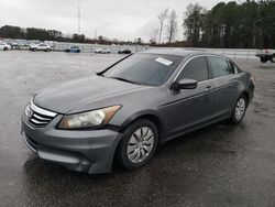 Honda Accord LX Vehiculos salvage en venta: 2012 Honda Accord LX