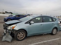 Toyota salvage cars for sale: 2014 Toyota Prius V