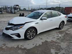 Salvage cars for sale at Homestead, FL auction: 2019 KIA Optima LX