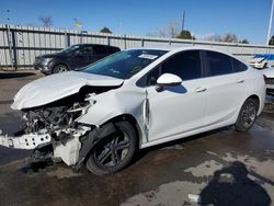 Chevrolet salvage cars for sale: 2017 Chevrolet Cruze LT