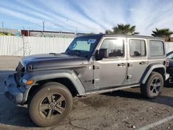 Jeep salvage cars for sale: 2019 Jeep Wrangler Unlimited Sport