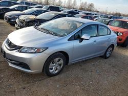 Honda Civic salvage cars for sale: 2013 Honda Civic LX