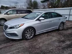 Salvage cars for sale from Copart Lyman, ME: 2015 Hyundai Sonata Sport