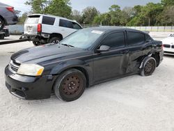 Salvage cars for sale from Copart Fort Pierce, FL: 2012 Dodge Avenger SE