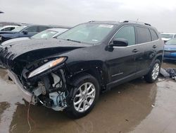 Salvage cars for sale at Grand Prairie, TX auction: 2015 Jeep Cherokee Latitude