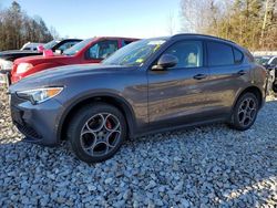 Salvage cars for sale from Copart Candia, NH: 2018 Alfa Romeo Stelvio Sport