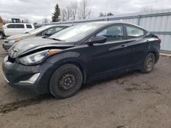Salvage cars for sale from Copart Bowmanville, ON: 2015 Hyundai Elantra SE