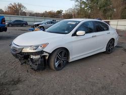 Honda salvage cars for sale: 2017 Honda Accord Sport