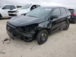 Salvage cars for sale at Houston, TX auction: 2022 Ford Edge ST