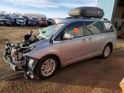 Salvage cars for sale at Casper, WY auction: 2013 Toyota Sienna XLE