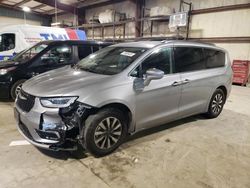 Salvage cars for sale at Eldridge, IA auction: 2021 Chrysler Pacifica Touring L