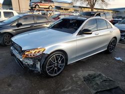 Salvage cars for sale at Albuquerque, NM auction: 2019 Mercedes-Benz C 300 4matic