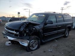 Salvage cars for sale at Chicago Heights, IL auction: 2001 Chevrolet Suburban K2500