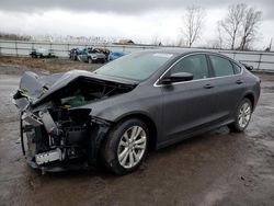 Salvage cars for sale from Copart Columbia Station, OH: 2016 Chrysler 200 Limited