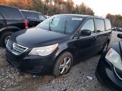 Salvage cars for sale at Mendon, MA auction: 2010 Volkswagen Routan SE