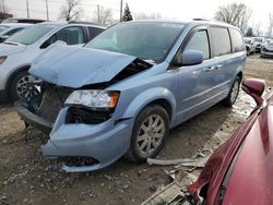 Salvage cars for sale at Lansing, MI auction: 2013 Chrysler Town & Country Touring