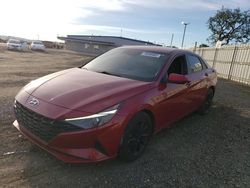 Salvage cars for sale at San Diego, CA auction: 2021 Hyundai Elantra SEL