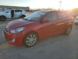 Salvage cars for sale at Wilmer, TX auction: 2012 Hyundai Accent GLS