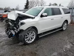 Ford Vehiculos salvage en venta: 2019 Ford Expedition Max Platinum