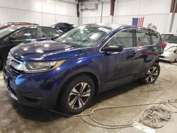 Salvage cars for sale at Franklin, WI auction: 2018 Honda CR-V LX