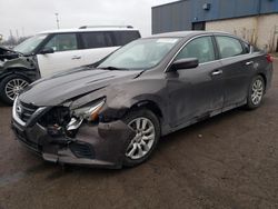 Salvage cars for sale at Woodhaven, MI auction: 2016 Nissan Altima 2.5