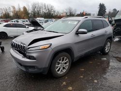 Salvage cars for sale from Copart Portland, OR: 2018 Jeep Cherokee Latitude
