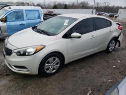 Salvage cars for sale from Copart Louisville, KY: 2015 KIA Forte LX
