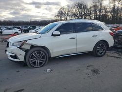 Acura MDX Advance salvage cars for sale: 2017 Acura MDX Advance