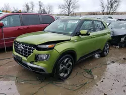 Salvage cars for sale at Bridgeton, MO auction: 2021 Hyundai Venue SEL