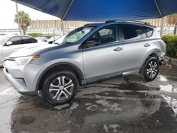 Salvage cars for sale from Copart Miami, FL: 2018 Toyota Rav4 LE