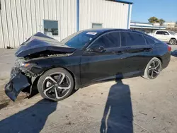 Salvage cars for sale at Tulsa, OK auction: 2022 Honda Accord Sport