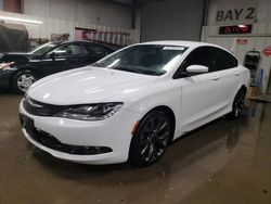 Carros salvage a la venta en subasta: 2015 Chrysler 200 S