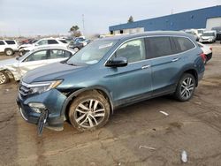 Honda Pilot salvage cars for sale: 2017 Honda Pilot Elite