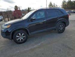 Salvage cars for sale at Gaston, SC auction: 2011 KIA Sorento Base