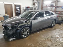 Salvage cars for sale at Pekin, IL auction: 2017 Toyota Camry LE