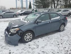 Salvage cars for sale at Windsor, NJ auction: 2014 Toyota Corolla L