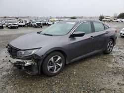 Salvage cars for sale at Antelope, CA auction: 2019 Honda Civic LX