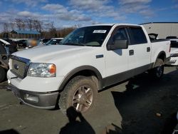 Salvage cars for sale at Spartanburg, SC auction: 2005 Ford F150 Supercrew