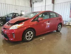 Salvage cars for sale at Franklin, WI auction: 2012 Toyota Prius