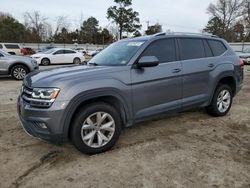 Volkswagen salvage cars for sale: 2018 Volkswagen Atlas SE