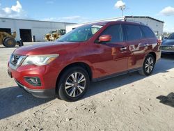 Nissan salvage cars for sale: 2017 Nissan Pathfinder S