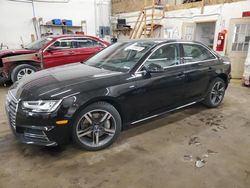 Salvage cars for sale at Ham Lake, MN auction: 2017 Audi A4 Premium Plus