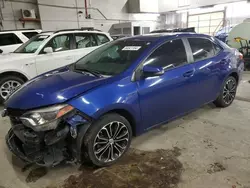 Salvage cars for sale at Littleton, CO auction: 2016 Toyota Corolla L