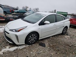 Salvage cars for sale at West Warren, MA auction: 2022 Toyota Prius LE