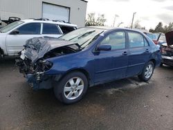 Salvage cars for sale at Woodburn, OR auction: 2005 Toyota Corolla CE