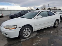 Salvage cars for sale at Littleton, CO auction: 2001 Honda Accord EX