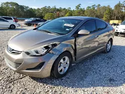 Salvage cars for sale at Houston, TX auction: 2015 Hyundai Elantra SE