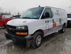 Chevrolet salvage cars for sale: 2019 Chevrolet Express G2500